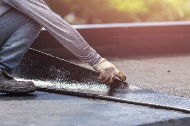 Professional Waterproofing technician working in Vauxhall, NJ